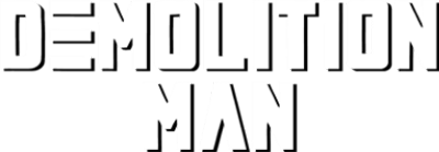 Demolition Man logo for Sega Genesis